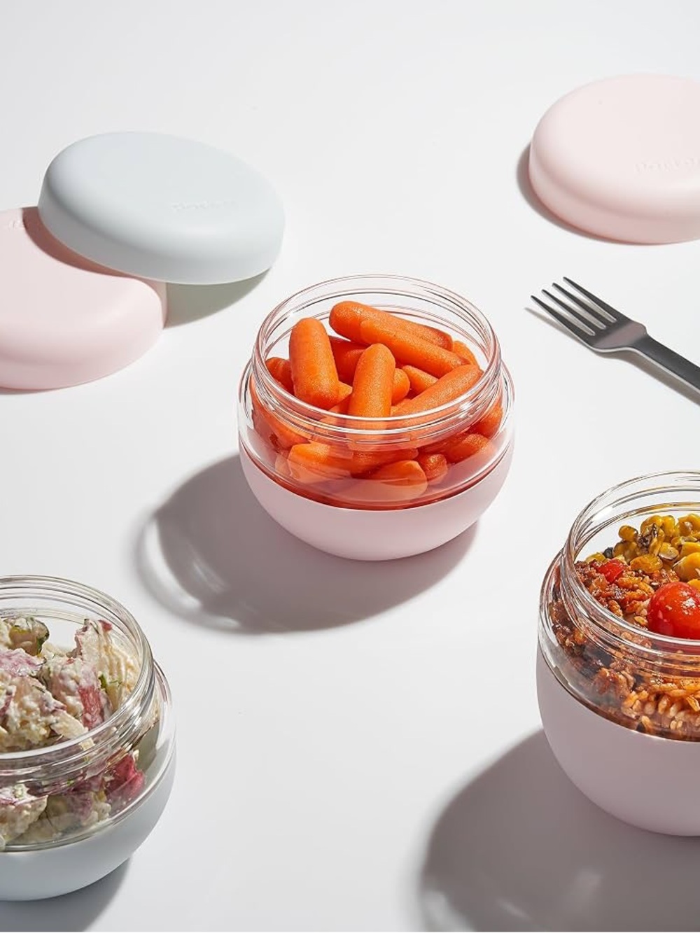 W&P Seal Tight Glass Bowl - Blush